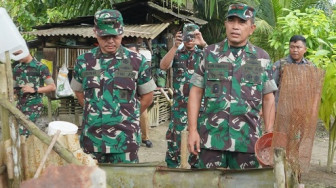 Danrem 042/Gapu Tinjau Lokasi Optimalisasi Lahan di Batanghari